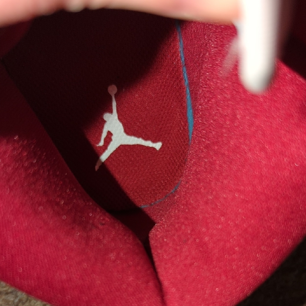 🔴 Nike Air Jordan 1 Mid Red White Sneakers W 8 1/2 | 8.5 ☁️ - Picture 14 of 16